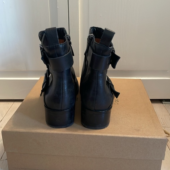 Kenneth Cole Gentle Soles Black Moto Boots - Picture 3 of 8